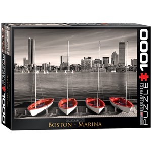 Eurographics (6000-0661) - "Boston Marina" - 1000 brikker puslespil