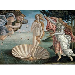 Eurographics (6000-5001) - Sandro Botticelli: "Venus' Fødsel" - 1000 brikker puslespil