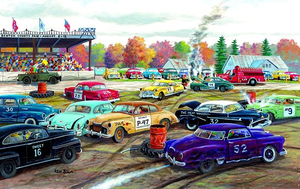 SunsOut (39763) - Ken Zylla: "Demolition Days" - 550 brikker puslespil