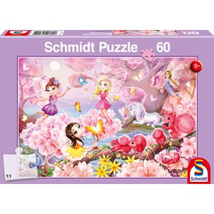 Schmidt Spiele (56155) - "Fairy Dance" - 60 brikker puslespil