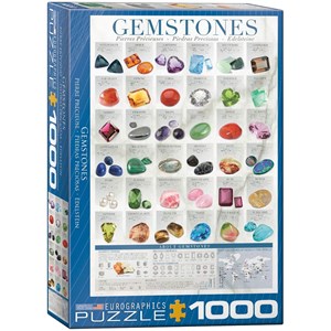 Eurographics (6000-0582) - "Gemstones" - 1000 brikker puslespil