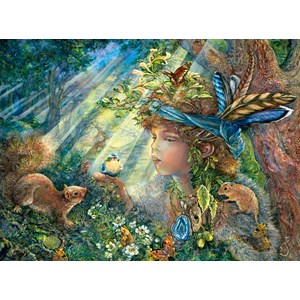 Buffalo Games (11727) - Josephine Wall: "Nature Boy (Glitter Edition)" - 1000 brikker puslespil