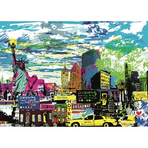 Heye (29681) - Kitty McCall: "I Love New York!" - 1000 brikker puslespil