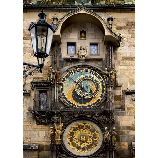 D-Toys (DT-445) - "Prague Clock (Around the World)" - 1000 brikker puslespil