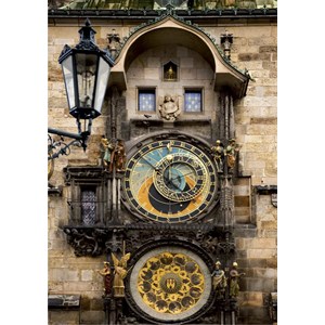 D-Toys (DT-445) - "Prague Clock (Around the World)" - 1000 brikker puslespil
