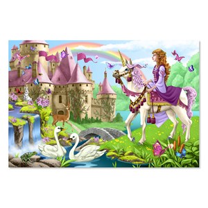 Melissa and Doug (4427) - "Fairy Tale Castle" - 48 brikker puslespil