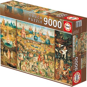 Educa (14831) - Jerome Bosch: "Lysternes have" - 9000 brikker puslespil