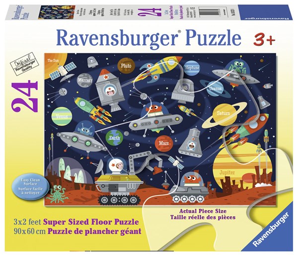 Ravensburger (05352) - "Space Aliens" - 24 brikker puslespil