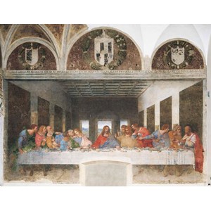 Clementoni (31447) - Leonardo Da Vinci: "The Last Supper" - 1000 brikker puslespil