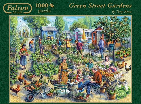 Falcon (11081) - "Green Street Gardens" - 1000 brikker puslespil