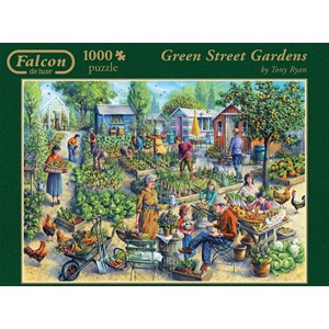 Falcon (11081) - "Green Street Gardens" - 1000 brikker puslespil