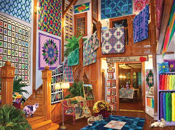 SunsOut (38871) - Joseph Burgess: "Stitched with Love" - 1000 brikker puslespil