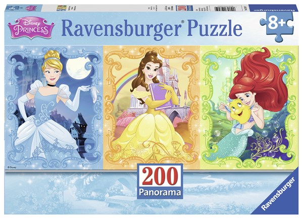 Ravensburger (12825) - "Disney prinsesser" - 200 brikker puslespil