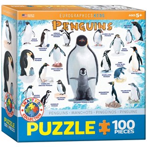 Eurographics (6100-0044) - "Penguins" - 100 brikker puslespil