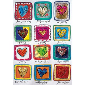 Heye (29706) - "Year of Love" - 500 brikker puslespil