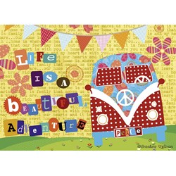 Educa (16278) - "Life is a Beautiful Adventure" - 500 brikker puslespil