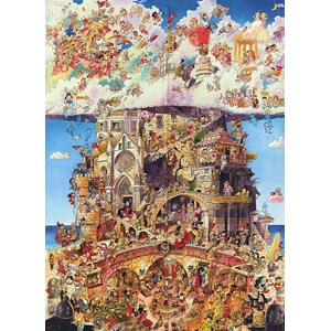 Heye (29118) - Hugo Prades: "Heaven and Hell" - 1500 brikker puslespil