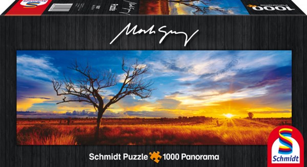 Schmidt Spiele (59287) - Mark Gray: "Desert Oak at Sunset, Northern Territory, Australia" - 1000 brikker puslespil