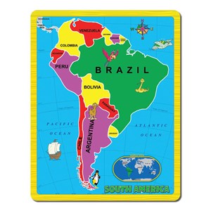 A Broader View (652) - "South America (The Continent Puzzle)" - 35 brikker puslespil