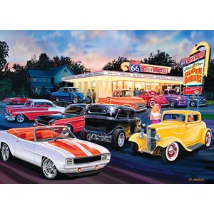 MasterPieces (71765) - Bruce Kaiser: "Dogs & Burgers" - 1000 brikker puslespil