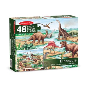 Melissa and Doug (421) - "Dinosaurs" - 48 brikker puslespil