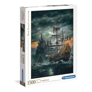 Clementoni (31682) - "Piratskibet" - 1500 brikker puslespil