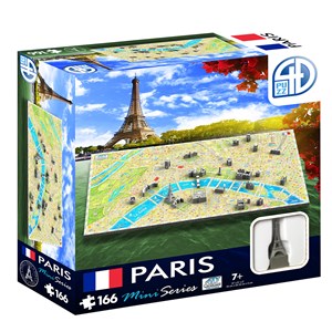 4D Cityscape (70004) - "4D Mini Paris" - 166 brikker puslespil