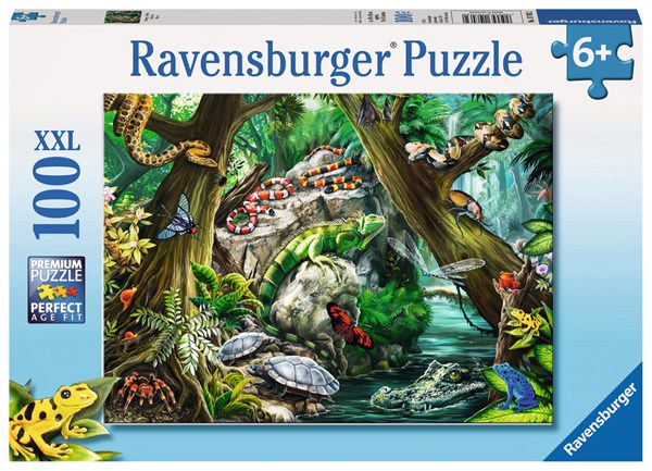 Ravensburger (10703) - "Creepy Crawlies" - 100 brikker puslespil