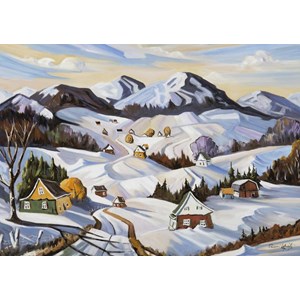 Ravensburger (19537) - "Winter in Charlevoix" - 1000 brikker puslespil