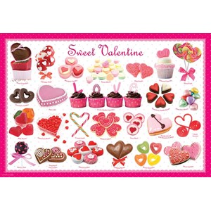 Eurographics (6100-0431) - "Sweet Valentine" - 100 brikker puslespil