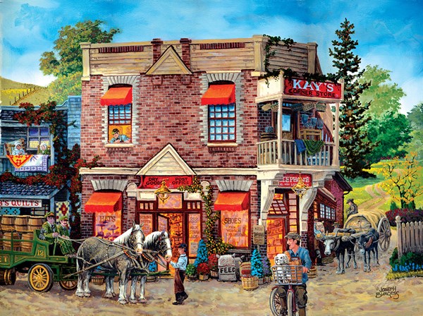 SunsOut (38881) - Joseph Burgess: "Kay's General Store" - 1000 brikker puslespil