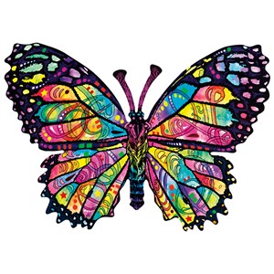 SunsOut (97260) - "Stained Glass Butterfly" - 1000 brikker puslespil