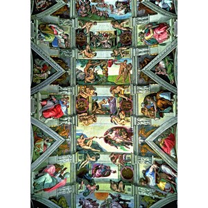 Trefl (65000) - Michelangelo: "Sistine Chapel Ceiling, Rome" - 6000 brikker puslespil