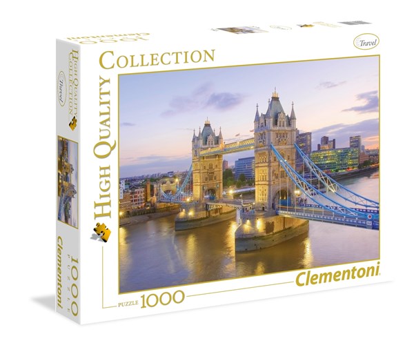 Clementoni (39022) - "Tower Bridge" - 1000 brikker puslespil