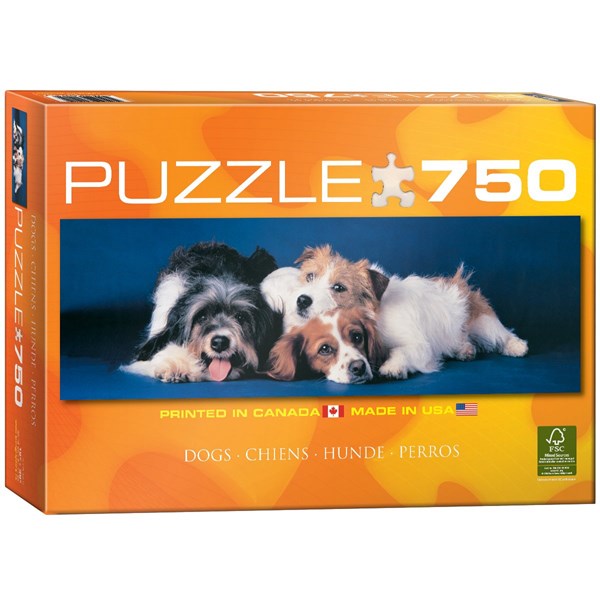 Eurographics (6005-4491) - "Dogs" - 750 brikker puslespil