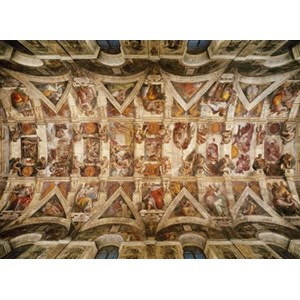 Clementoni (39225) - Michelangelo: "The Sistine Chapel" - 1000 brikker puslespil