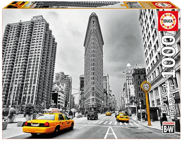 Educa (17111) - "Flatiron Building, New York" - 1000 brikker puslespil