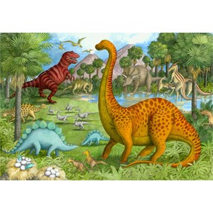 Ravensburger (05266) - "Dinosaur Pals" - 24 brikker puslespil