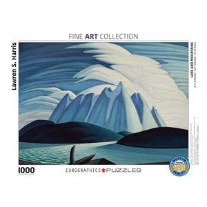 Eurographics (6000-0924) - Lawren S. Harris: "Lake and Mountains" - 1000 brikker puslespil