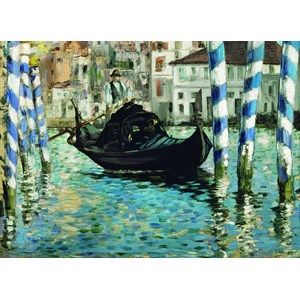 Eurographics (6000-0828) - Edouard Manet: "The Grand Canal of Venice, Blue Venice" - 1000 brikker puslespil