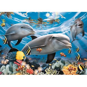 Ravensburger (09593) - Howard Robinson: "Caribbean Smile" - 60 brikker puslespil