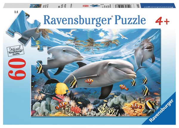 Ravensburger (09593) - Howard Robinson: "Caribbean Smile" - 60 brikker puslespil