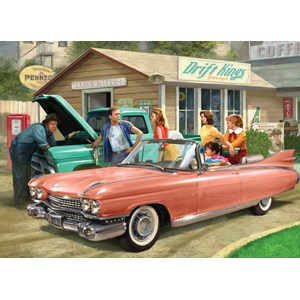 Eurographics (6000-0955) - "The Pink Caddy" - 1000 brikker puslespil