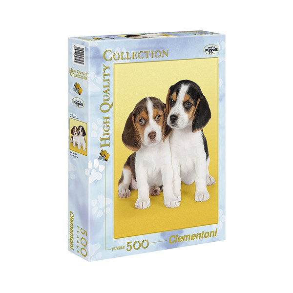 Clementoni (30356) - "Nice Beagles" - 500 brikker puslespil