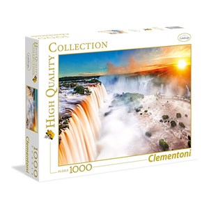 Clementoni (39385) - "Vandfald" - 1000 brikker puslespil