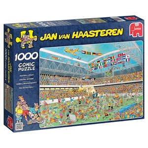 Jumbo (17459) - Jan van Haasteren: "Football Crazy!" - 1000 brikker puslespil