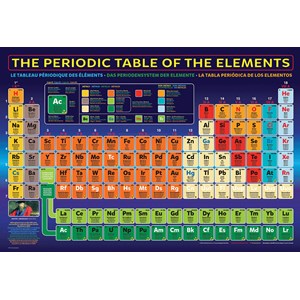 Eurographics (6200-1001) - "The Periodic Table of the Elements" - 200 brikker puslespil