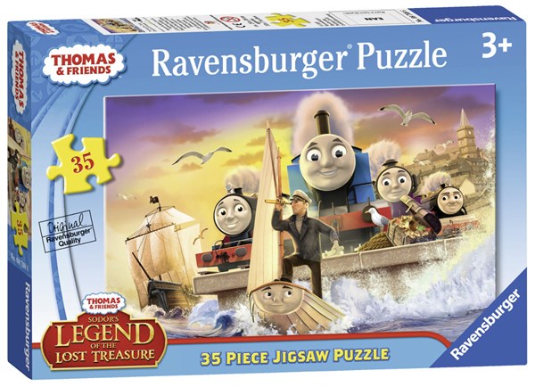 Ravensburger (08768) - "Sodor's Legend of the Lost Treasure" - 35 brikker puslespil
