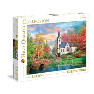 Clementoni (31675) - Dominic Davison: "Colorful Autumn" - 1500 brikker puslespil