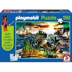 Schmidt Spiele (56020) - "Pirate Island" - 150 brikker puslespil